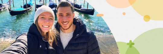 Couple Selfie in Venice
